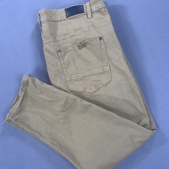 Southpole Flex Pants Men 40x30 (36x30) Khaki Straight Fit Casual Stretch Classic - Picture 1 of 16
